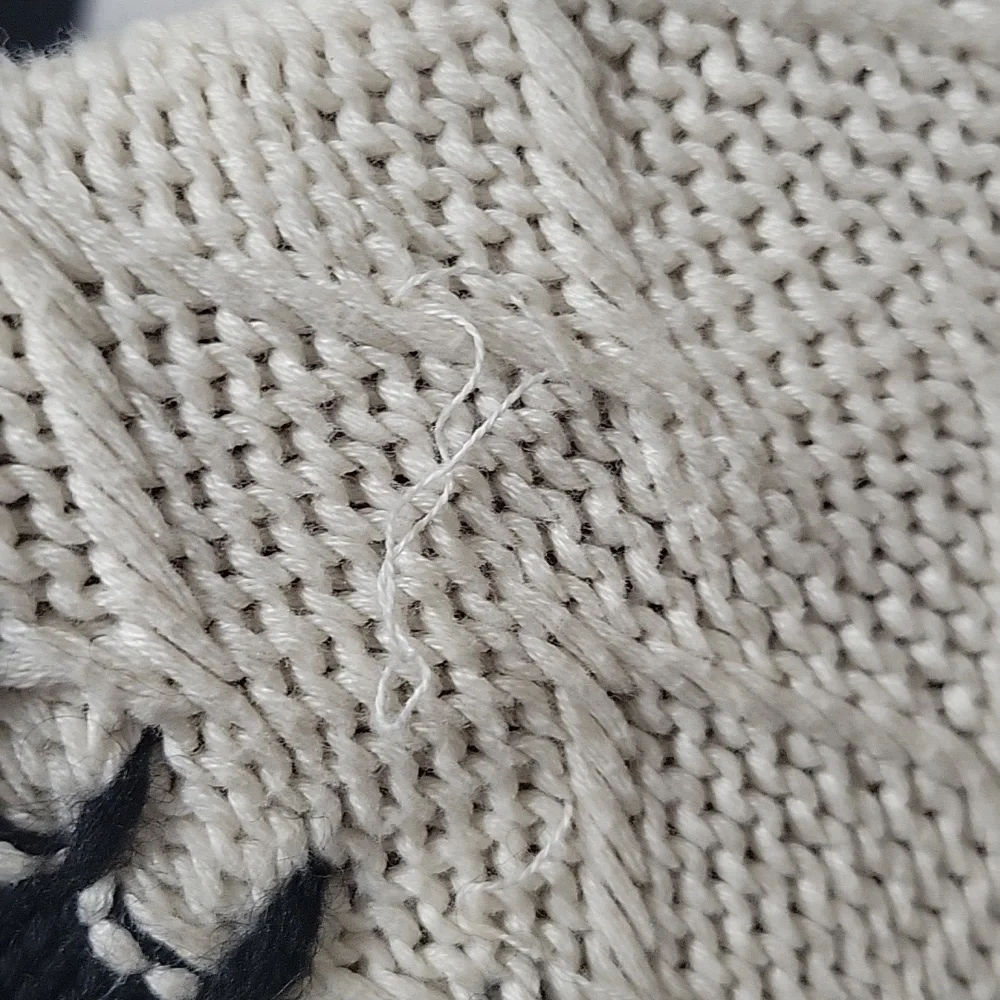 Cabi 297 M Cream "Socialite" Knit Open Front Cardigan Sweater jacket - Picture 10 of 14